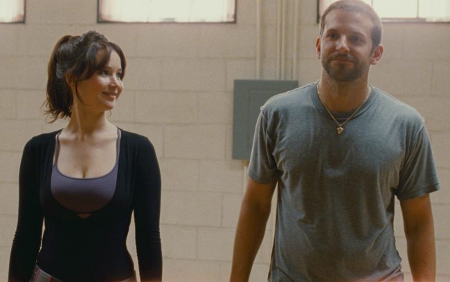 Jennifer Lawrence y Bradley Cooper en una escena de Silver Linings Playbook